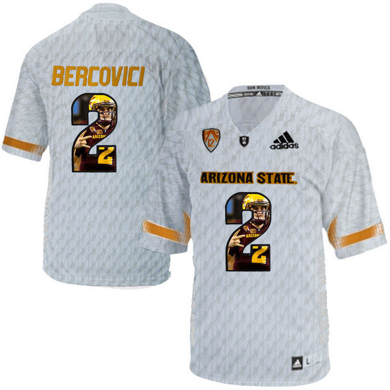 Mike Bercovici Ice Logo Print College Arizona State Sun Devils jersey