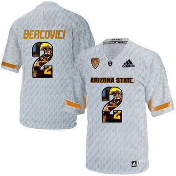 Mike Bercovici Ice Logo Print College Arizona State Sun Devils jersey