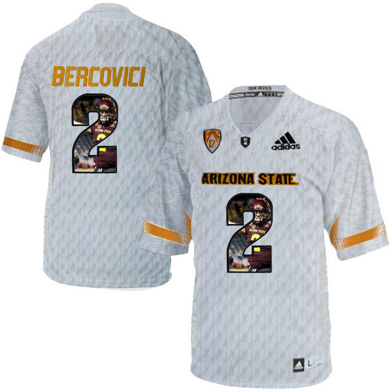 Mike Bercovici Ice Logo Print College Arizona State Sun Devils jersey