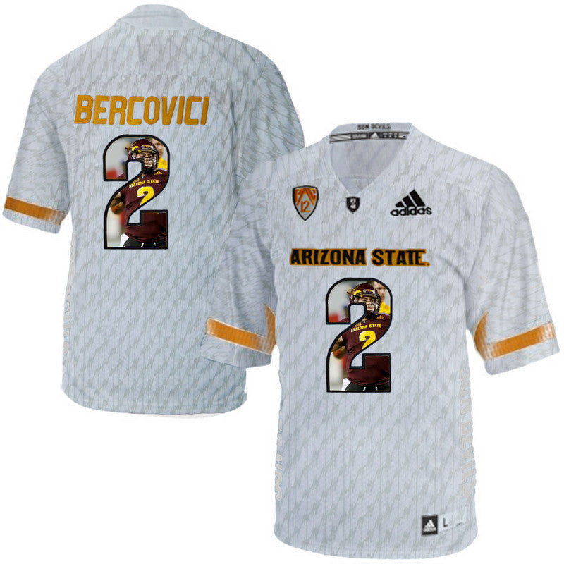 Mike Bercovici Ice Logo Print College Arizona State Sun Devils jersey