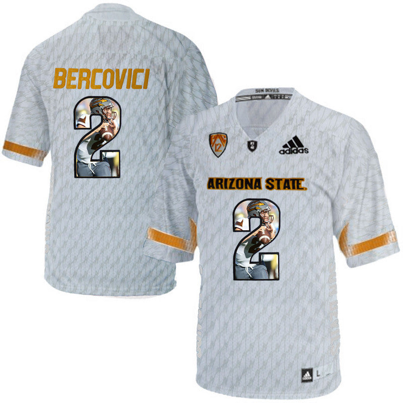 Mike Bercovici Ice Logo Print College Arizona State Sun Devils jersey