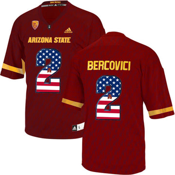 Mike Bercovici Arizona State Sun Devils red jersey