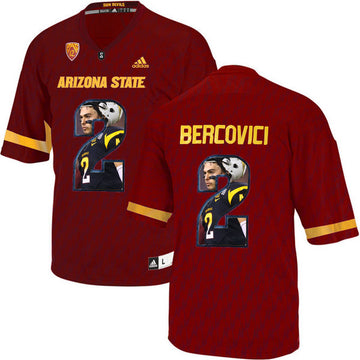 Mike Bercovici Arizona State Sun Devils red jersey