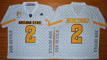 Mike Bercovici Arizona State Sun Devils white jersey