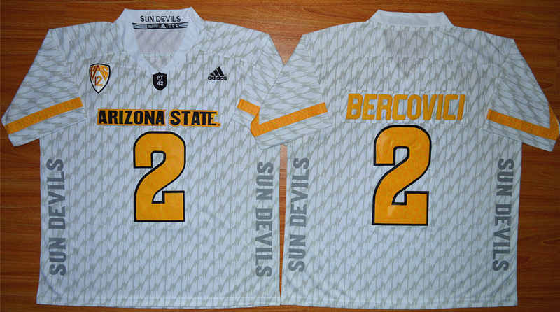 Mike Bercovici Arizona State Sun Devils white jersey