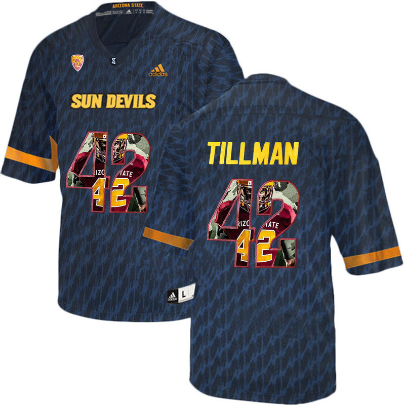 Pat Tillman Arizona State Sun Devils black jersey