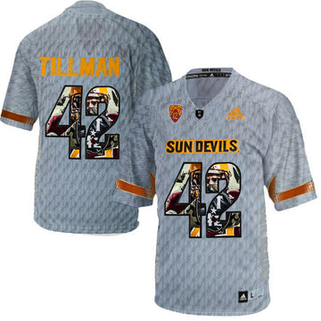 Pat Tillman Arizona State Sun Devils gray jersey