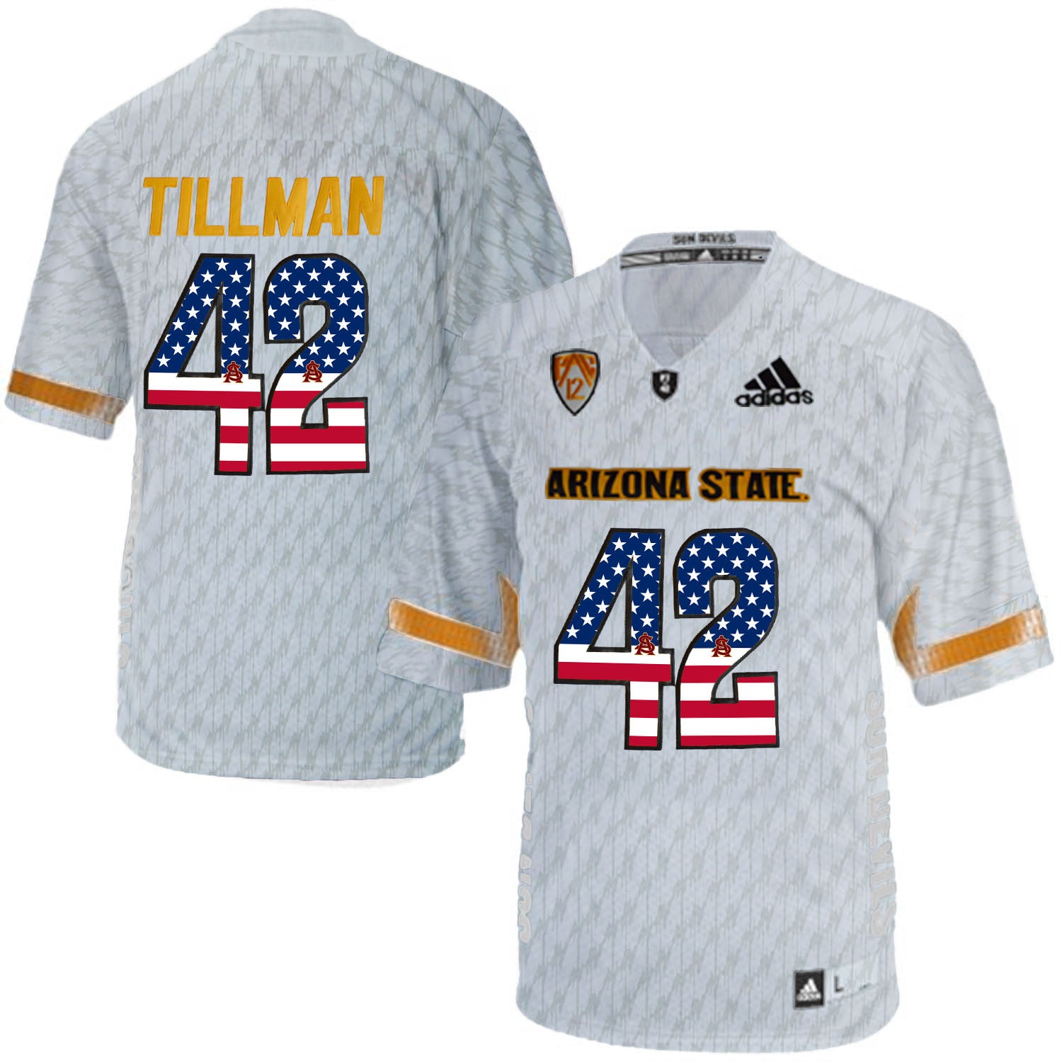 Pat Tillman Ice College Arizona State Sun Devils jersey