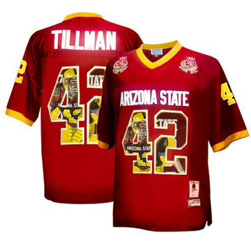 Pat Tillman Arizona State Sun Devils red jersey