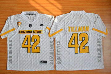 Pat Tillman Arizona State Sun Devils white jersey
