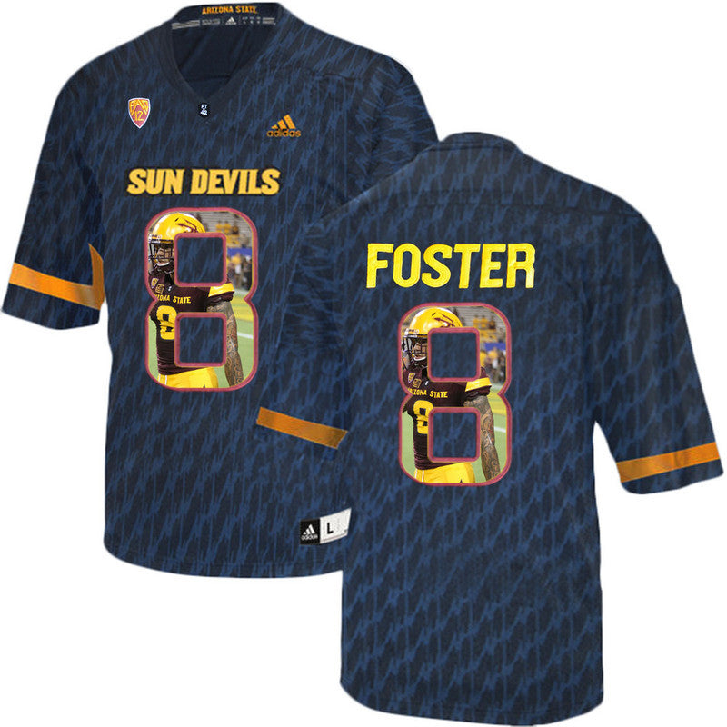 D.J. Foster Arizona State Sun Devils black jersey
