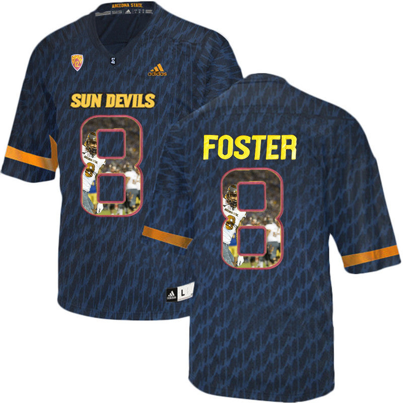 D.J. Foster Arizona State Sun Devils black jersey