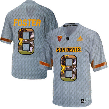 D.J. Foster Arizona State Sun Devils gray jersey