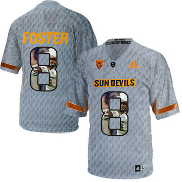D.J. Foster Arizona State Sun Devils gray jersey