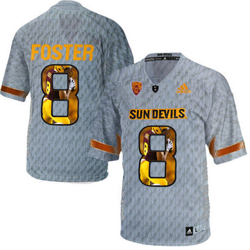 D.J. Foster Arizona State Sun Devils gray jersey