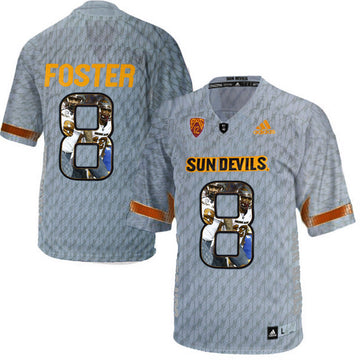 D.J. Foster Arizona State Sun Devils gray jersey