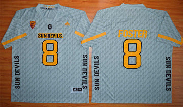 D.J. Foster Arizona State Sun Devils grey jersey