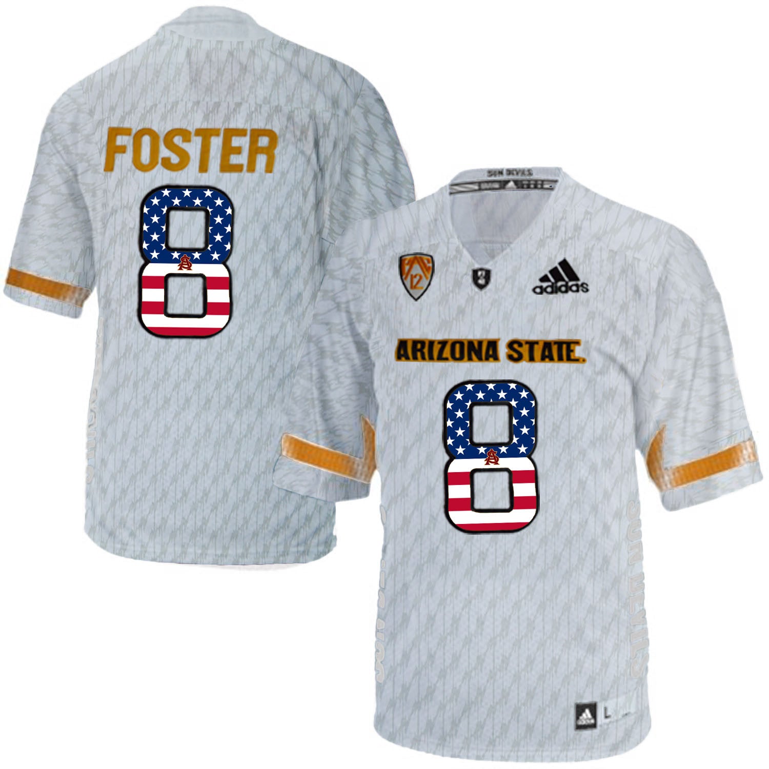 D.J. Foster Ice College Arizona State Sun Devils jersey