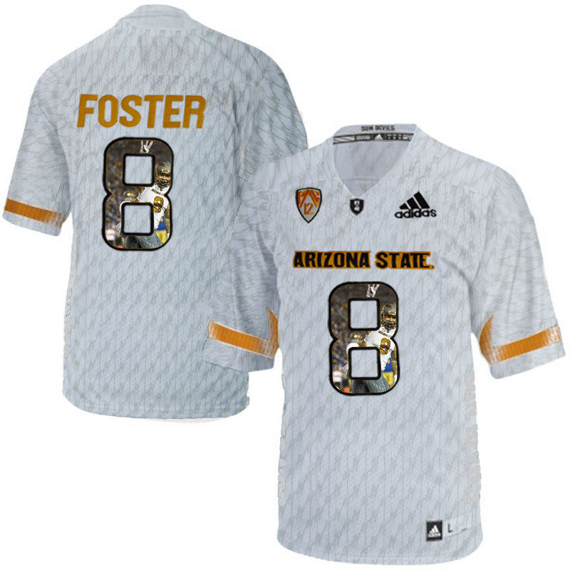 D.J. Foster Ice Logo Print College Arizona State Sun Devils jersey