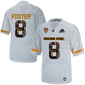 D.J. Foster Ice Logo Print College Arizona State Sun Devils jersey