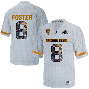 D.J. Foster Ice Logo Print College Arizona State Sun Devils jersey