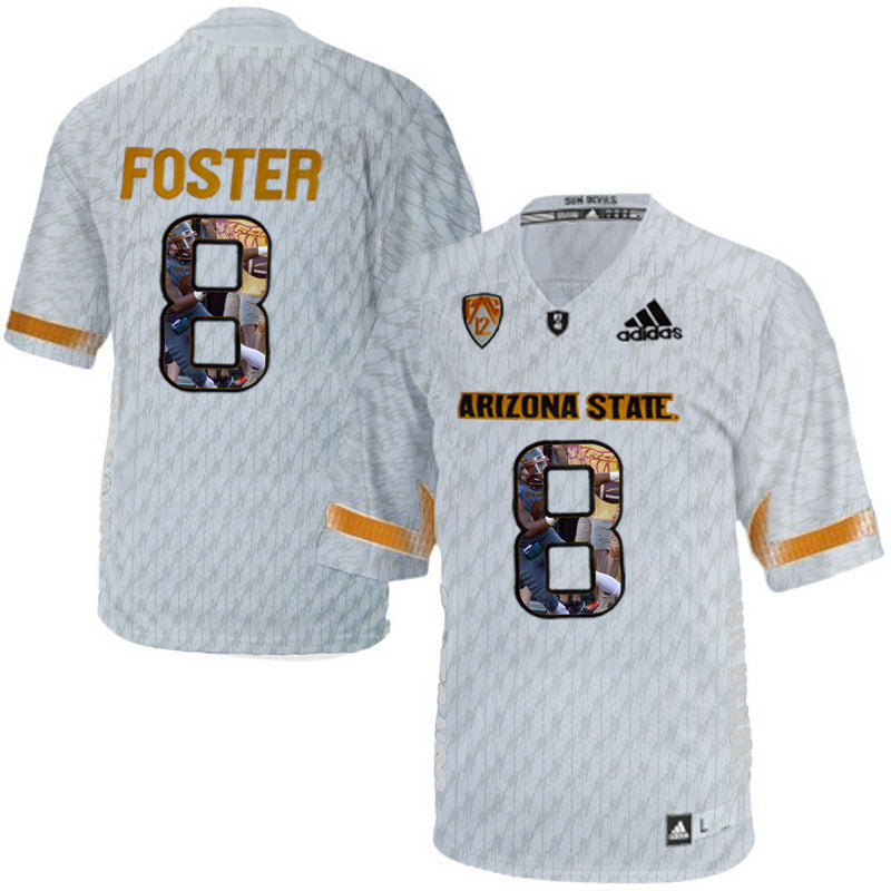 D.J. Foster Ice Logo Print College Arizona State Sun Devils jersey