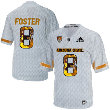 D.J. Foster Ice Logo Print College Arizona State Sun Devils jersey