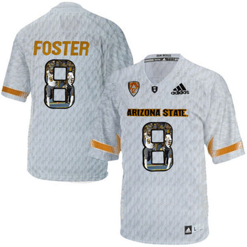 D.J. Foster Ice Logo Print College Arizona State Sun Devils jersey
