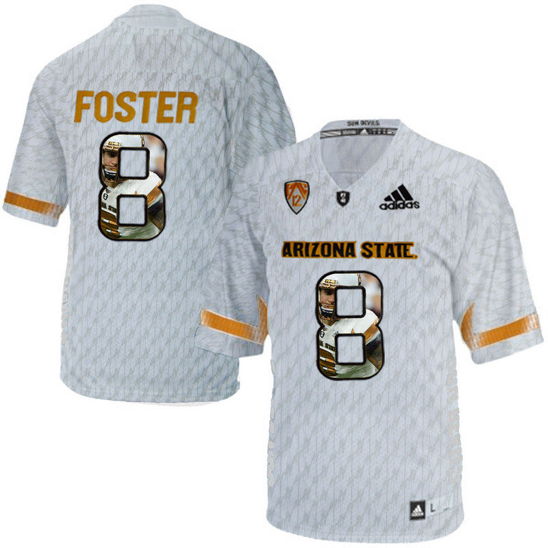D.J. Foster Ice Logo Print College Arizona State Sun Devils jersey