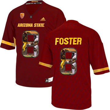 D.J. Foster Arizona State Sun Devils red jersey