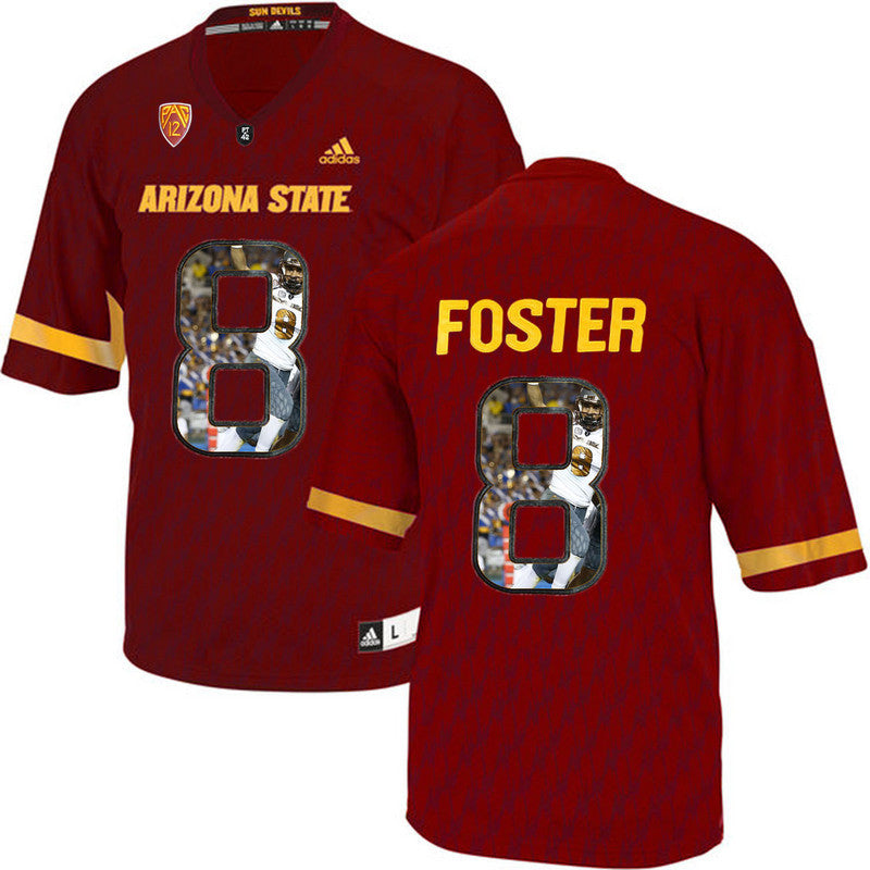 D.J. Foster Arizona State Sun Devils red jersey