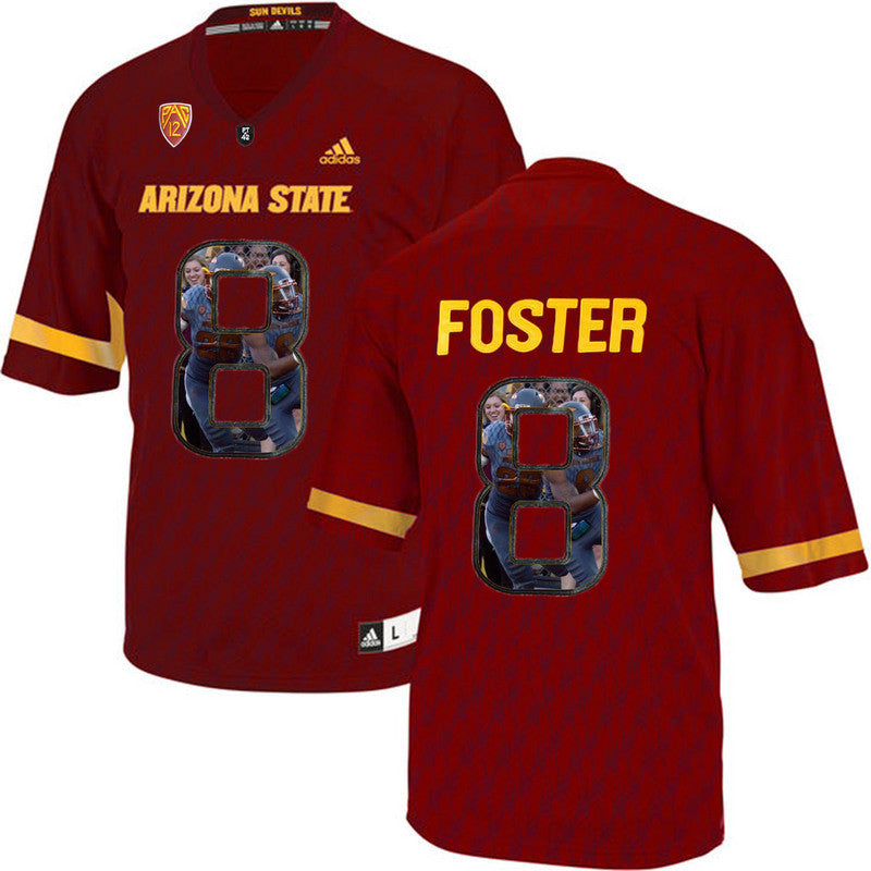 D.J. Foster Arizona State Sun Devils red jersey
