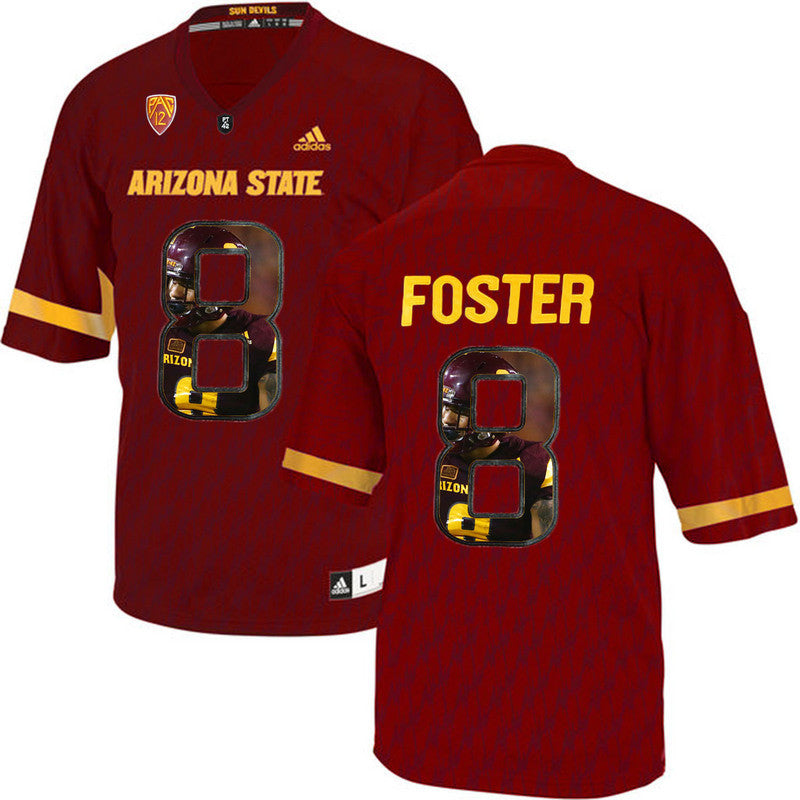 D.J. Foster Arizona State Sun Devils red jersey