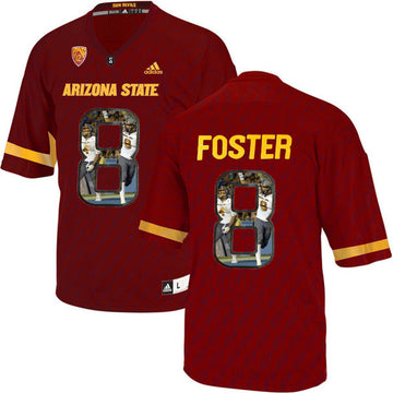 D.J. Foster Arizona State Sun Devils red jersey
