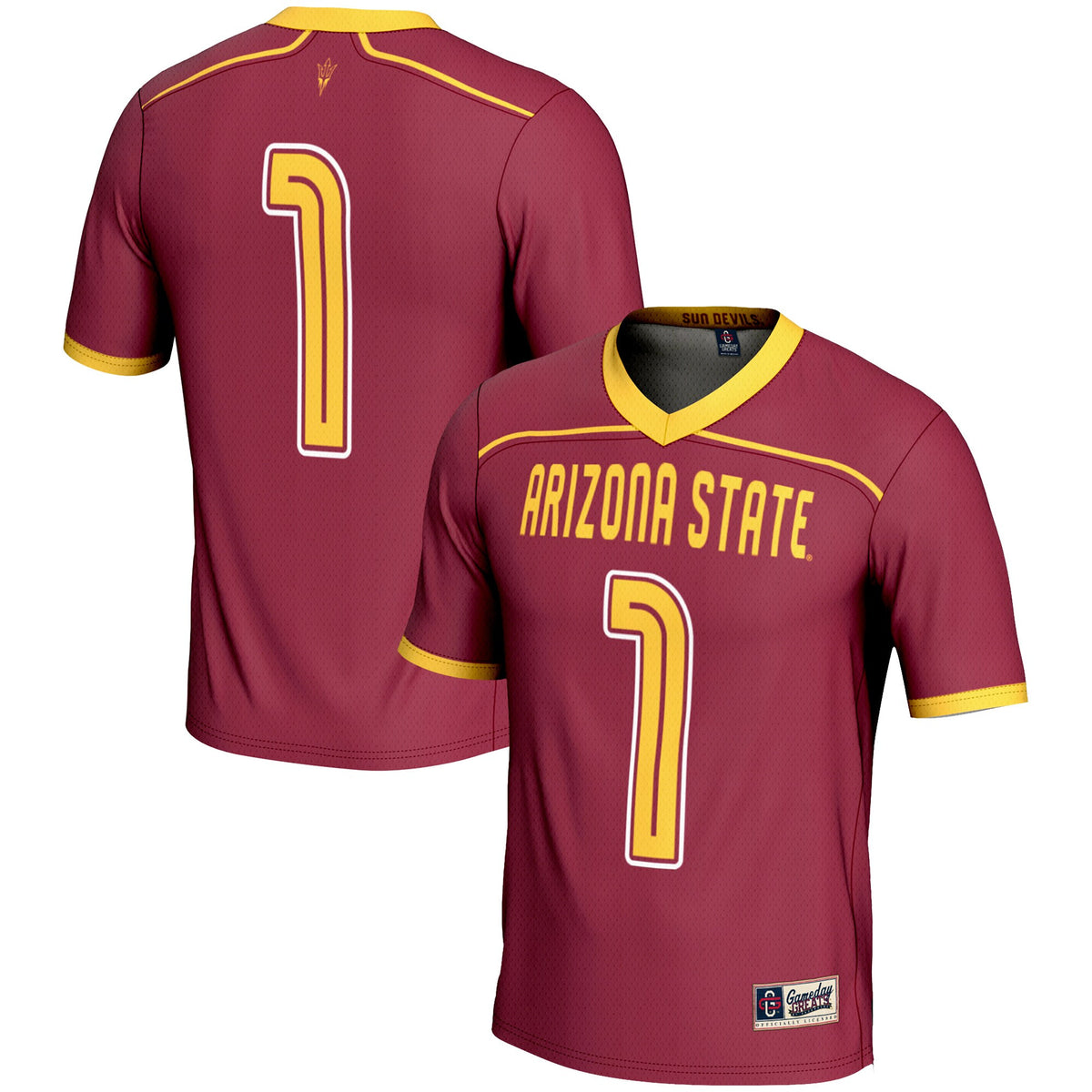 Lacrosse Arizona State Sun Devils maroon jersey