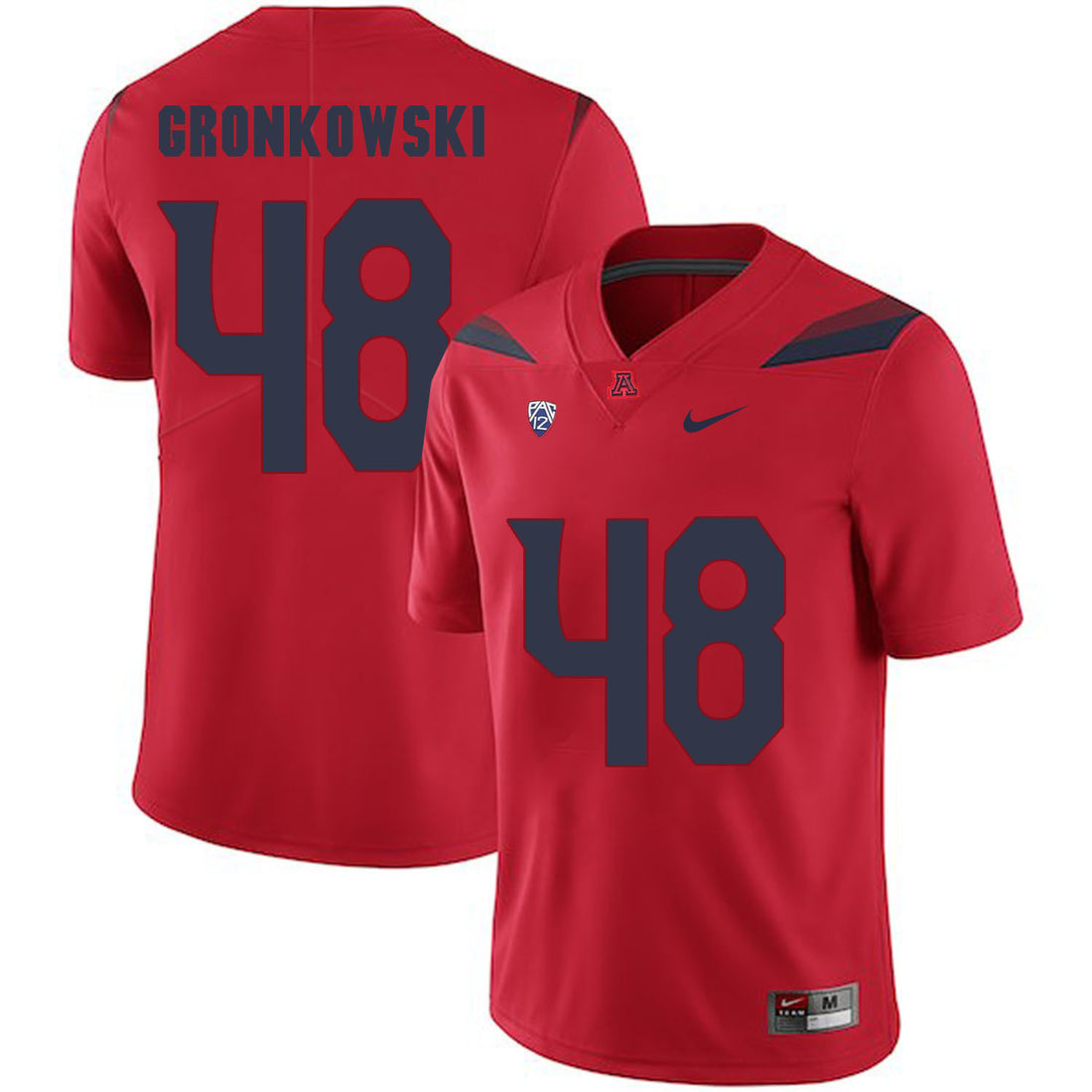 Rob Gronkowski Arizona Wildcats red jersey