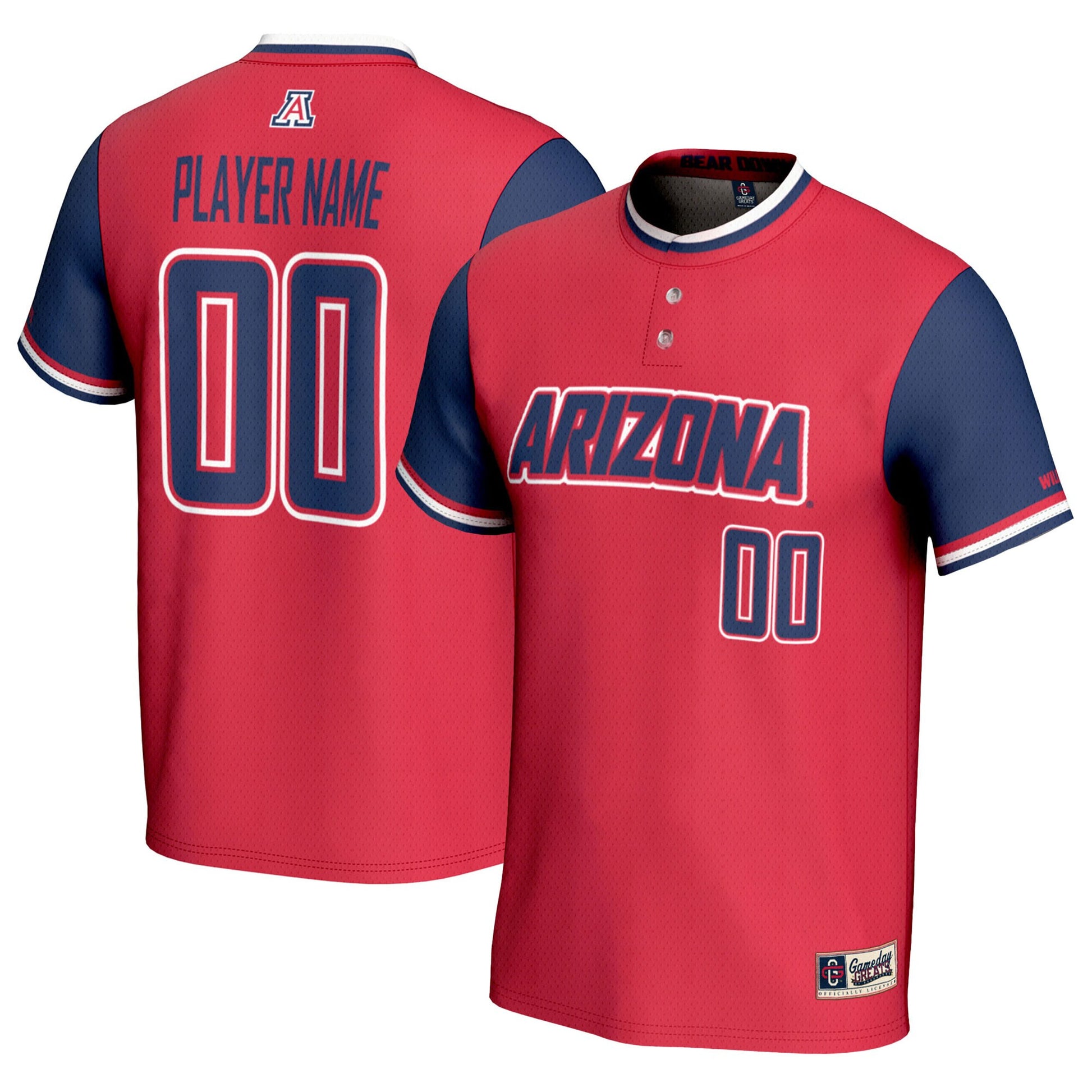 Softball Arizona Wildcats red jersey