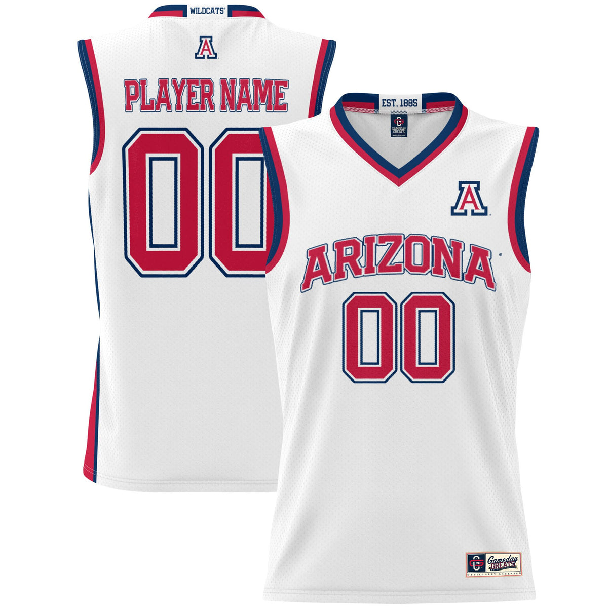 Arizona Wildcats white jersey