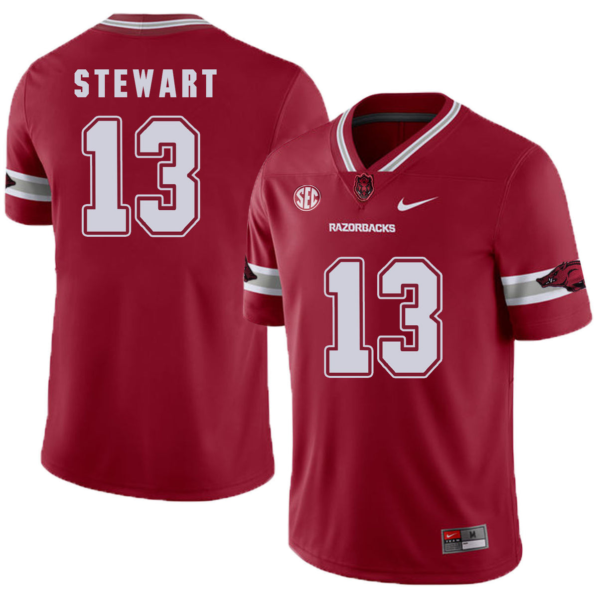 Arkansas Razorbacks red jersey