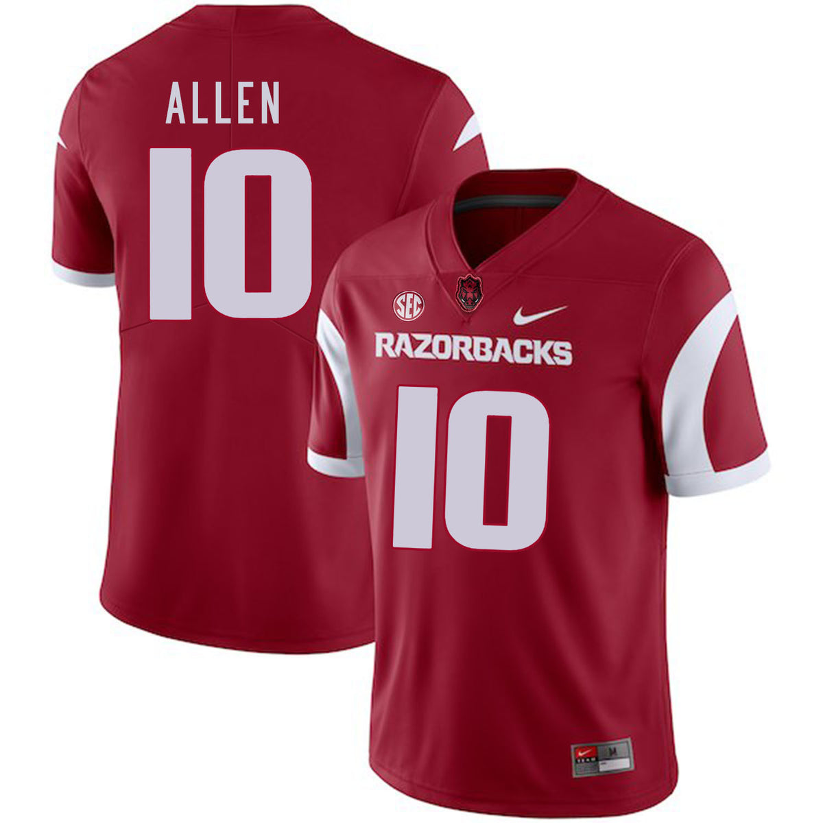 Brandon Allen Arkansas Razorbacks red jersey