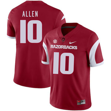Brandon Allen Arkansas Razorbacks red jersey