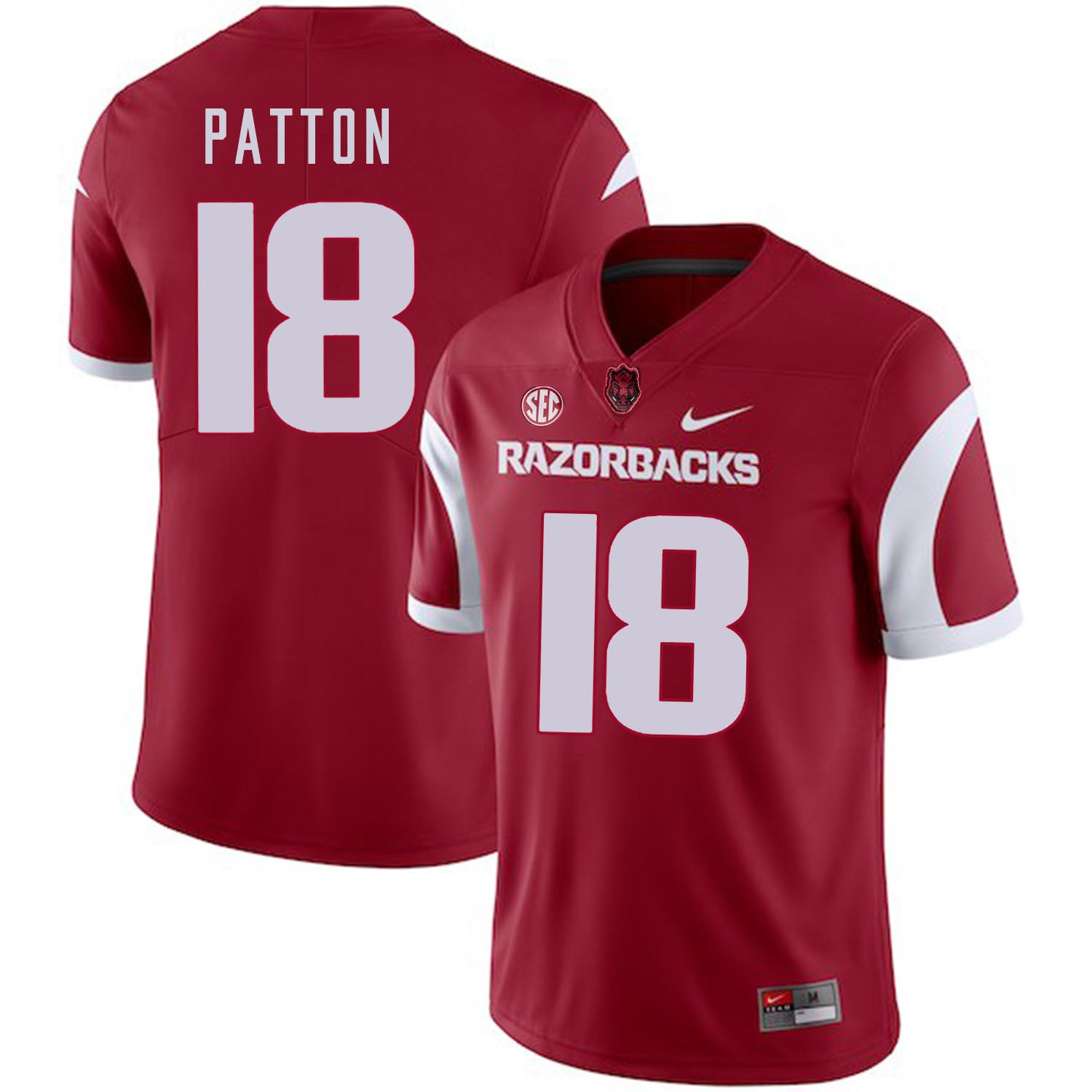 Jeremy Patton Arkansas Razorbacks red jersey