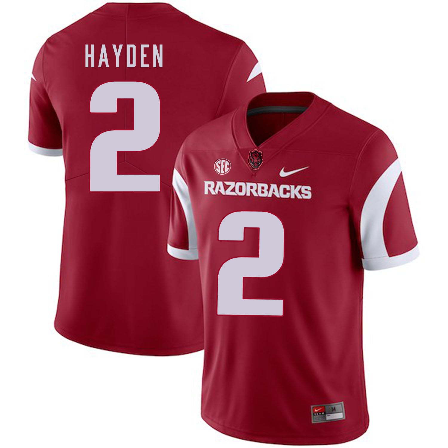 Chase Hayden Arkansas Razorbacks red jersey
