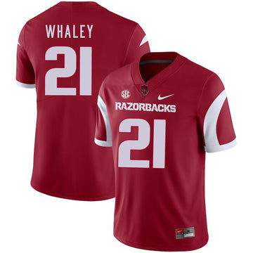 Devwah Whaley Arkansas Razorbacks red jersey