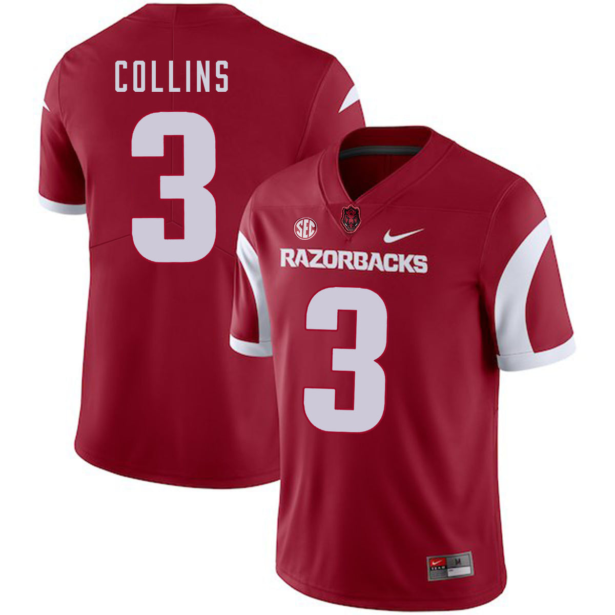 Alex Collins Arkansas Razorbacks red jersey