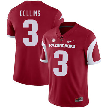 Alex Collins Arkansas Razorbacks red jersey