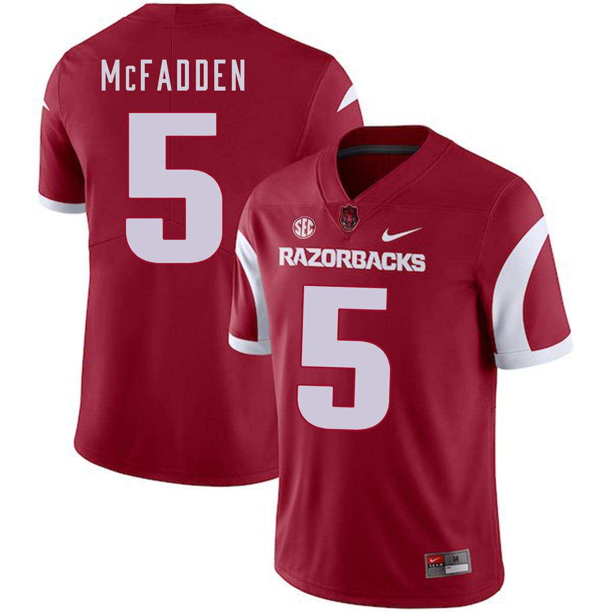 Darren McFadden Arkansas Razorbacks red jersey