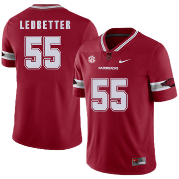 Jeremiah Ledbetter Arkansas Razorbacks red jersey