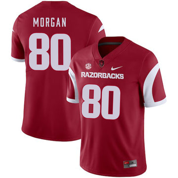 Drew Morgan Arkansas Razorbacks red jersey