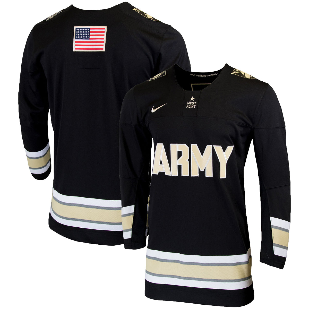 College Army Black Knights black jersey